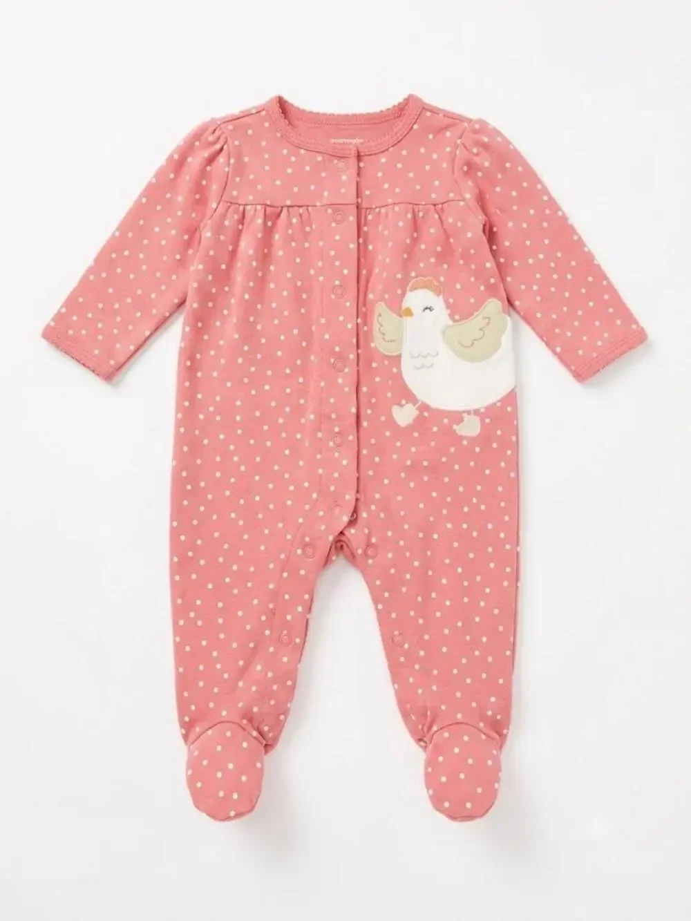 Carter's Polka Dot Chicken Footed One-Piece